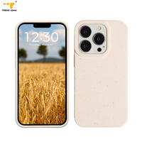 Étuis de téléphone portable dégradables en paille de blé pour iPhone 14 15 Business Design Samsung Redmi Pro Max Plus XR étuis de couverture de téléphone portable