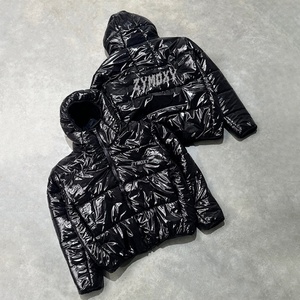 Custom Design Puffer <b>Jacket</b> <b>Men</b> Winter Outdoor Bubble Fluffy Down Coat Black Thickened Waterproof Windproof Puffer <b>Jacket</b> - Product Image 1