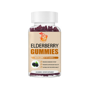 Gomitas de Saúco con Zinc y Vitamina C, Favorecen la Salud Antioxidante, Mejoran el Sistema Inmunológico, Aptas para Toda la Familia - Product Image 1