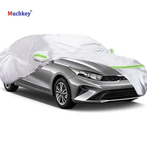 Muchkey PVEA Outdoor All Weather Uv Sun Snow Dust Storm Resistant Prevention Rainproof Universal Fit Car Covers For Suv