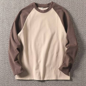 OEM Bangladesh China Factory Men's Thermal Long Sleeve T-Shirt Trendy Winter Base Layer Color Block <b>Cheap</b> Plus Size T-Shirt - Product Image 5