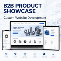 Conception de site web de présentation de produits B2B, compatible React/Vue.js et MAC OS, avec filtre de recherche personnalisé HTML CSS pour l'industrie manufacturière