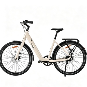 Bicicleta Eléctrica Urbana de 28 Pulgadas con Cuadro de Acero, Motor Trasero de 7 Velocidades y 350W, Batería de Litio Integrada, Asistencia al Pedaleo, 25km/h - Product Image 1