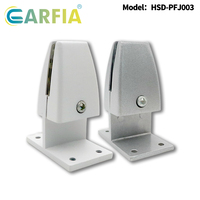 Pince de fixation réglable en aluminium pour panneau de séparation de bureau avec support stable pour l'organisation de l'espace de travail