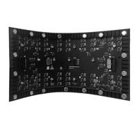 Módulo de Pantalla LED Flexible P2 de 320*160 mm, Panel Suave IP65 Resistente al Agua, 5500 Nits de Brillo, a Todo Color, para Publicidad Interior y Exterior
