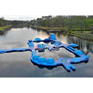 Parc aquatique gonflable bleu de qualité supérieure, parc aquatique gonflable, lac bon marché avec de grandes boules, pour adultes et enfants - Product Image 2