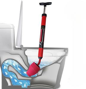 Pompe à <span class=keywords><strong>air</strong></span> manuelle <span class=keywords><strong>déboucheur</strong></span> de toilettes haute pression professionnelle durable polyvalente pour salle de bain, évier de cuisine, égouts – Vente en gros OEM - Product Image 1