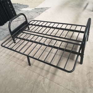 Fournisseur chinois à prix réduit vente directe de <span class=keywords><strong>lit</strong></span> en acier pour adultes canapé-<span class=keywords><strong>lit</strong></span> simple pliant en métal - Product Image 4