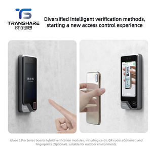 Contrôle d'accès personnalisé OEM/ODM d'usine avec reconnaissance faciale et d'empreintes digitales de 5 pouces, lecture de <span class=keywords><strong>code</strong></span> QR, audio bidirectionnel et sirène intégrée - Product Image 4