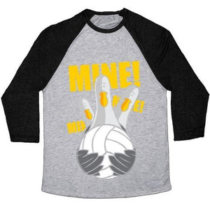 Mia! T-shirt da baseball unisex in tessuto misto - Product Image 3