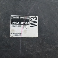 Unité de commande ECU d'occasion pour moteur Venza ViOS 1.0 16V, haute qualité, 89661-0DV90, pour remplacement/réparation