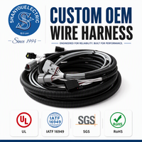 Kit Kabel PVC IP67 Khusus untuk Aksesoris Motor dengan Lampu LED, Relay, Saklar, dan Konduktor Tembaga Fleksibel