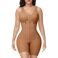 Fajas Colombianas Moldeadoras pour femme, haute compression, post-chirurgie, gaines amincissantes courtes, effet ventre plat et lifting des fesses, respirantes