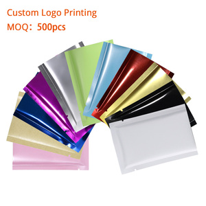 Tùy chỉnh in logo con dấu nhiệt 3 bên con dấu lá Mylar Cookie kẹo bột gói thực phẩm Mẫu túi nhựa Mylar - Product Image 2