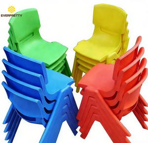 Chaise en Plastique Individuelle, Simple, Moderne, Empilable, Robuste et Ergonomique pour Enfants, Idéale pour Maternelle et Salles de Classe - Product Image 2
