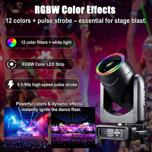 Mini 7R Sharpy Beam 230W RGBWA LED con Effetto Halo, Alta Precisione 16-Bit, Pan Tilt DMX512, Testa Mobile per Club, Discoteche, Feste ed Eventi - Product Image 4