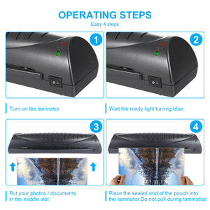 LM2007 Máy Cán Nhiệt Để Bàn Di Động Cho Gia Đình/Trường Học/Văn Phòng, Máy Cán Cá Nhân Với 5 Túi Tấm Ép - Product Image 6