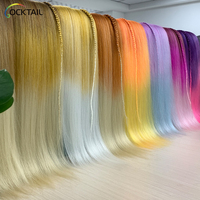Warna desain baru rambut kepang pra diregangkan, harga grosir pabrik ujung berlapis mudah dianyam dalam stok