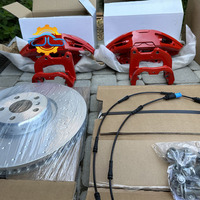 Kit de instalación de piezas de automóvil, pinza de freno de coche deportivo rojo, pinza de montaje 34112458883 para BMW X5 G05 X6 G06