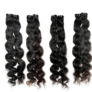 ผมมนุษย์แบบมัดผมดิบแบบไม่ผ่านกระบวนการผมแบบสองชั้น - Product Image 1