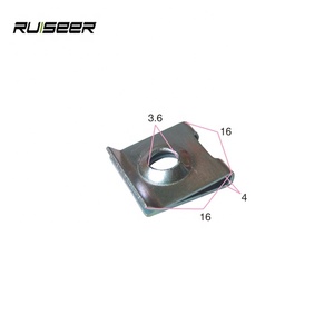 Tornillos de sujeción Oem Odm para placa de matrícula de coche, Tuercas de Clip Oem no estándar, M6, de acero inoxidable, tipo U - Product Image 3