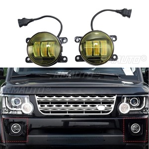 For Land Rover Discovery 4 2014-2016 Car Accessories Front Fog Lights Front Driving Lamp <b>Halogen</b> LED <b>Bulbs</b> Chin Body Kit - Product Image 2