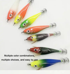 Guosong 3713 madera Camarón <span class=keywords><strong>sutte</strong></span> UV luminoso <span class=keywords><strong>EGI</strong></span> calamar jig señuelo madera Camarón paraguas anzuelo <span class=keywords><strong>EGI</strong></span> pulpo sepia señuelo de pesca - Product Image 4