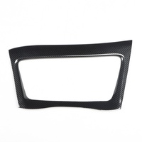 Volant de voiture en plastique pour CRV modèle 12-14, motif carbone modifié, panneau de navigation noir, décoration intérieure de voiture