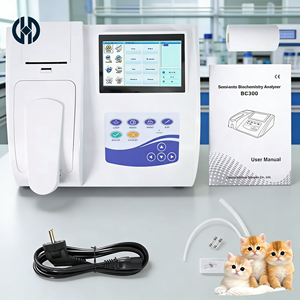 Analyseur biochimique vétérinaire semi-automatique polyvalent avec support d'imprimante externe pour les tests biochimiques sur animaux - Product Image 1