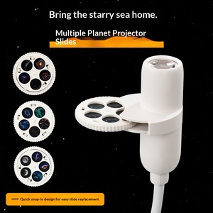 Lámpara LED Creativa de <span class=keywords><strong>Estrella</strong></span> y Luna para Dormitorio, Luz Nocturna de Proyección USB, Luz de Fondo Universal Popular - Product Image 2