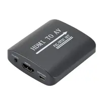 Convertidor de Audio y vídeo Mini tamaño 1080p HDMI2AV HDMI a AV a RCA