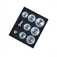 Outils de réparation de montres, accessoires pour presse à montres, 9 matrices de pressage pour verre et fond de boîtier de montre, pour l'assemblage du fond de boîtier de montre