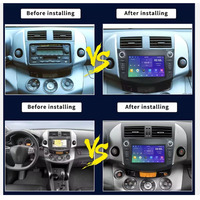 Reproductor Multimedia de 7'' con Navegación GPS Android Auto y Carplay para Toyota RAV4 Rav 4 2006-2012, Unidad Principal Estéreo con Audio FM