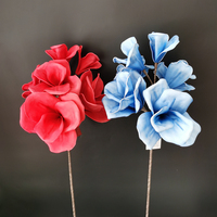 Fleur artificielle en mousse de 73 cm, vente en gros, décoration de mariage et de maison, tige de fleur artificielle en mousse EVA, magnolia