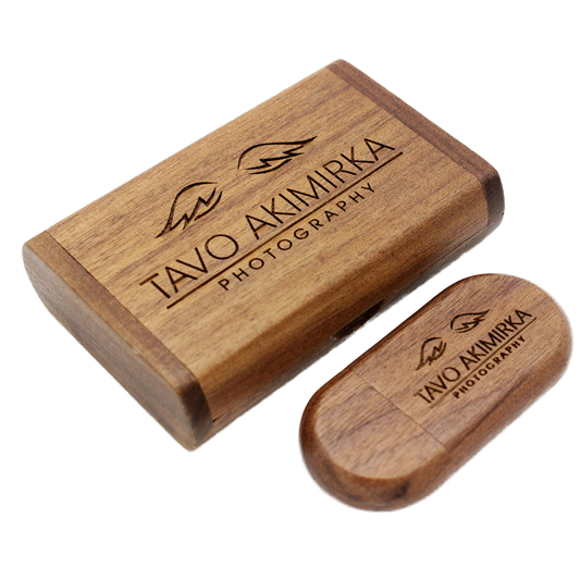 For WH007 USB 2.0 64GB Flash Drive Custom Logo New Bulk Wholesale 8GB 32GB 128GB Wooden Case Packaging 1-Year Warranty