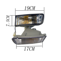 2Pcs Phare antibrouillard pour Toyota Hilux Surf Yn185 N185 Uzn185 1999 2000 Daytime Running Light