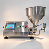 Machine de remplissage semi-automatique à pompe rotative à écran tactile LT-900 pour liquides visqueux, pâtes, miel, sauces, sirops, crèmes, détergents, produits de soin de la peau