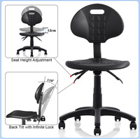 Chaise pivotante antistatique ESD moderne en gros pour comptoir, dessin technique, laboratoire scolaire, réglable en hauteur, salle de classe, laboratoire informatique