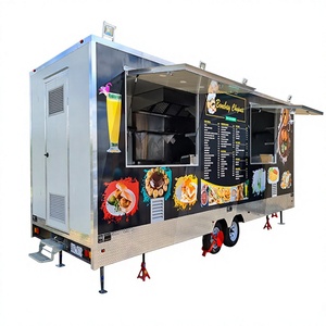 Chariot de vente ambulante pour mini-glaces, petite remorque de restauration rapide entièrement équipée, machines à snacks, camion de restauration à vendre - Product Image 5