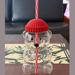 Taza <span class=keywords><strong>de</strong></span> Vidrio Creativa con Diseño <span class=keywords><strong>de</strong></span> Oso Teddy <span class=keywords><strong>de</strong></span> Starbuck, Estilo Moderno, Precio Económico, Gran Venta - Product Image 3