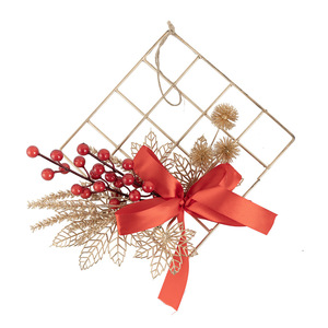 Décoration murale artificielle CallaFloral en houx rouge en plastique, fruits porte-bonheur pour la maison et les mariages CF01054 - Product Image 5