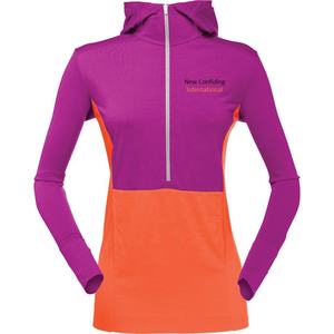 Maillot de sport à 4 voies, haut manches longues pour femme, sur mesure, extensible - Product Image 1