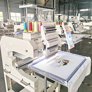 Gensen bán chạy nhất đầu duy nhất dahao máy tính 12 15 màu sắc sử dụng nhà một đầu máy vi tính cap thêu máy Monogram - Product Image 1