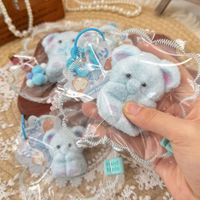Jouet à presser en argile sèche en forme d'éléphant triste, en silicone de qualité alimentaire, jouet de décompression, anti-stress, doux, sensoriel, à pincer