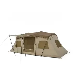 Tente automatique pour camping en plein air, une chambre à coucher, un salon, navire nuage, tente tunnel rapide, tente de camping en plein air pour 3-4 personnes