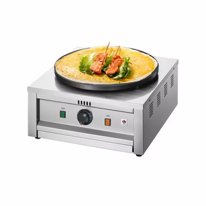 Crêpière Électrique Professionnelle et Domestique Grande Taille Antiadhésive avec <span class=keywords><strong>Plaque</strong></span> en <span class=keywords><strong>Fonte</strong></span> et Corps en Acier Inoxydable - Product Image 2