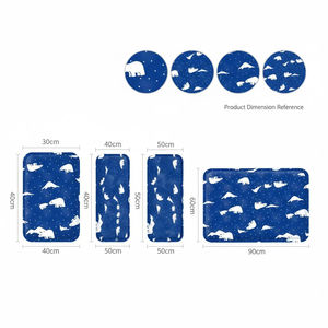 Köpekler için Modern PVC yaz soğutma <span class=keywords><strong>mat</strong></span>ı çiçek desen kare tasarım yıkanabilir katlanabilir isırma-çizilmeye dayanıklı dış mekan kullanımı için - Product Image 5