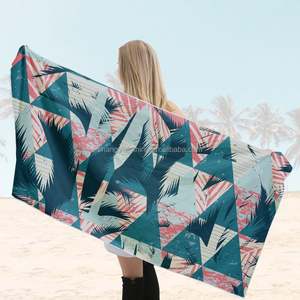 Toallas de Microfibra Extra Grandes Desechables con Estampado, Antiarena, para Adultos, Uso en Playa, Secado Rápido, Cubierta de Playa Ajustable - Product Image 1