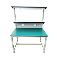 Banc de travail antistatique ESD de haute qualité, table de travail électronique industrielle pour atelier SMT
