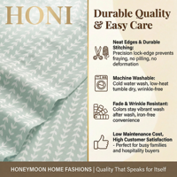 Ensemble de literie en microfibre HONI 90 g/m², léger, résistant aux plis, 3 pièces